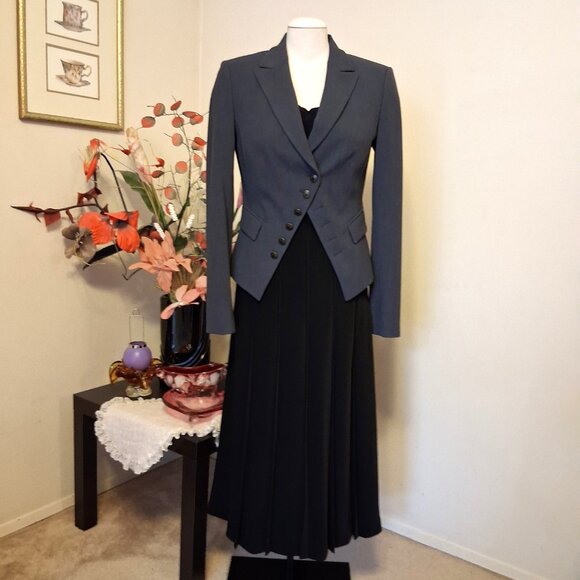 NWOT MEXX Women's High Quality Gray Lined Blazer Jacket Size 38 - Picture 6 of 13